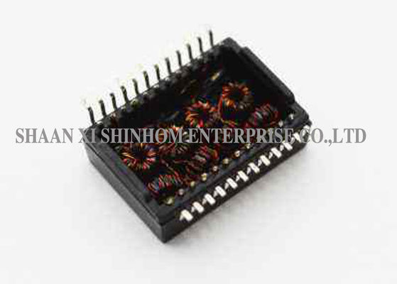 10/100 LAN van basis-TX Ethernet Transformator, LAN Magnetische Transformator Enige Haven