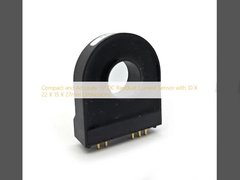 Compacte en nauwkeurige 5V gelijkstroomresidualstroomsensor met afmetingen van 10 x 22 x 15 x 27 mm